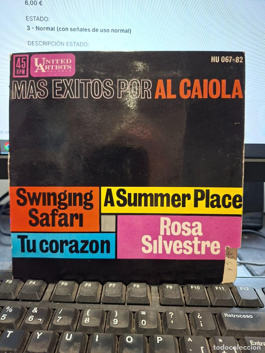 Discos de vinilo: AL CAIOLA - SWINGING SAFARI - EP DE VINILO