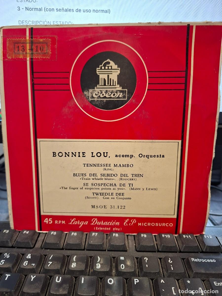 Discos de vinilo: BONNIE LOU - TENNESSEE MAMBO - EP DE VINILO