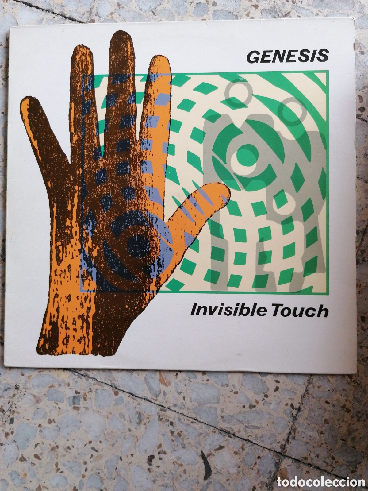 Discos de vinilo: LP GENESIS INVISIBLE TOUCH 1986 ESPA&Ntilde;A INSER