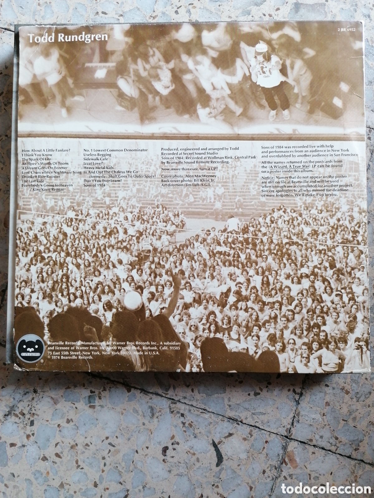 Discos de vinilo: 2 LP TODD RUNDGREN 1974 USA - Foto 2
