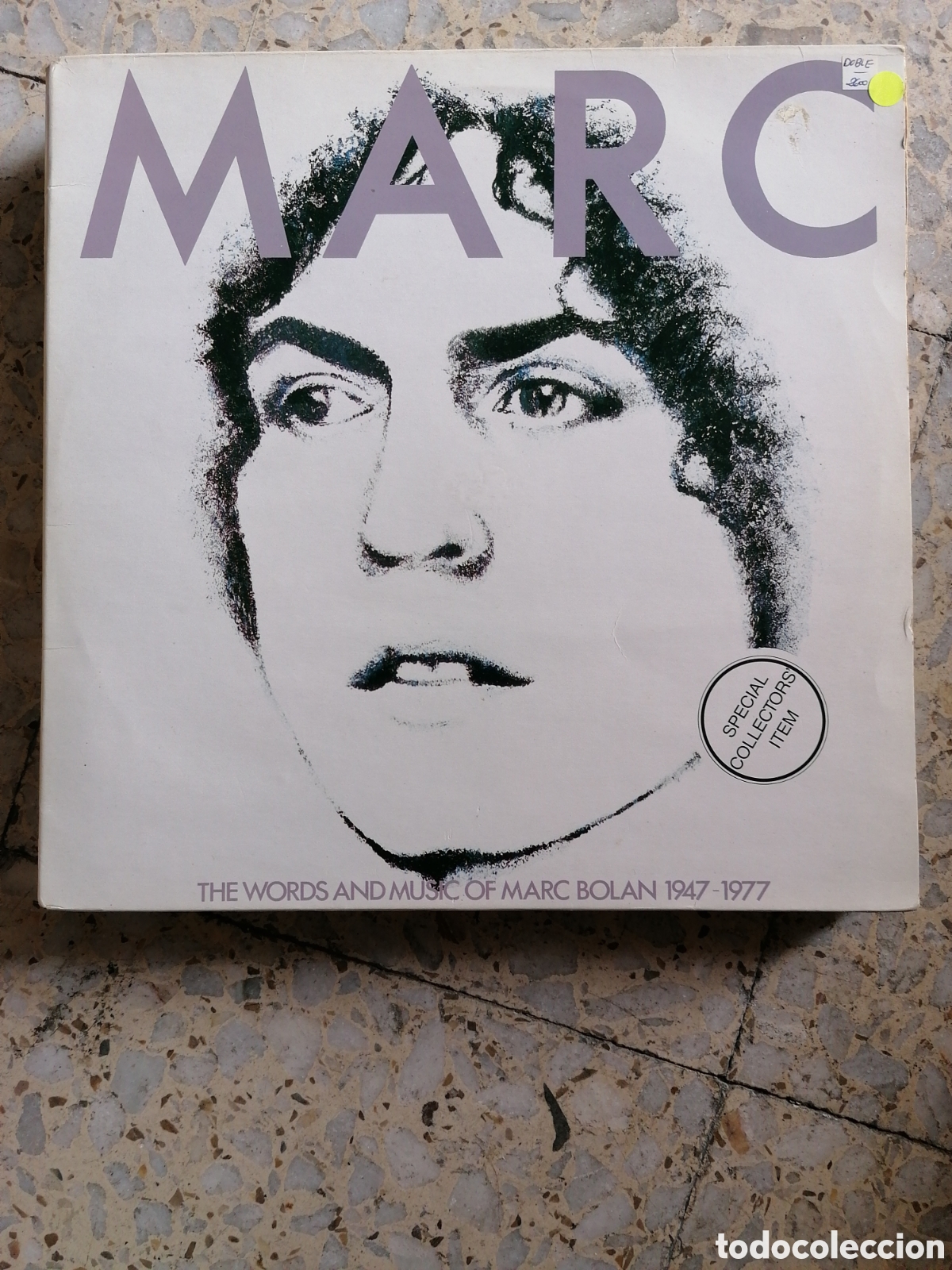 Discos de vinilo: 2 LP MAR BOLAN THE WORDS AND MUSIC 1947-1977 BELGICA PORTADA DOBLE