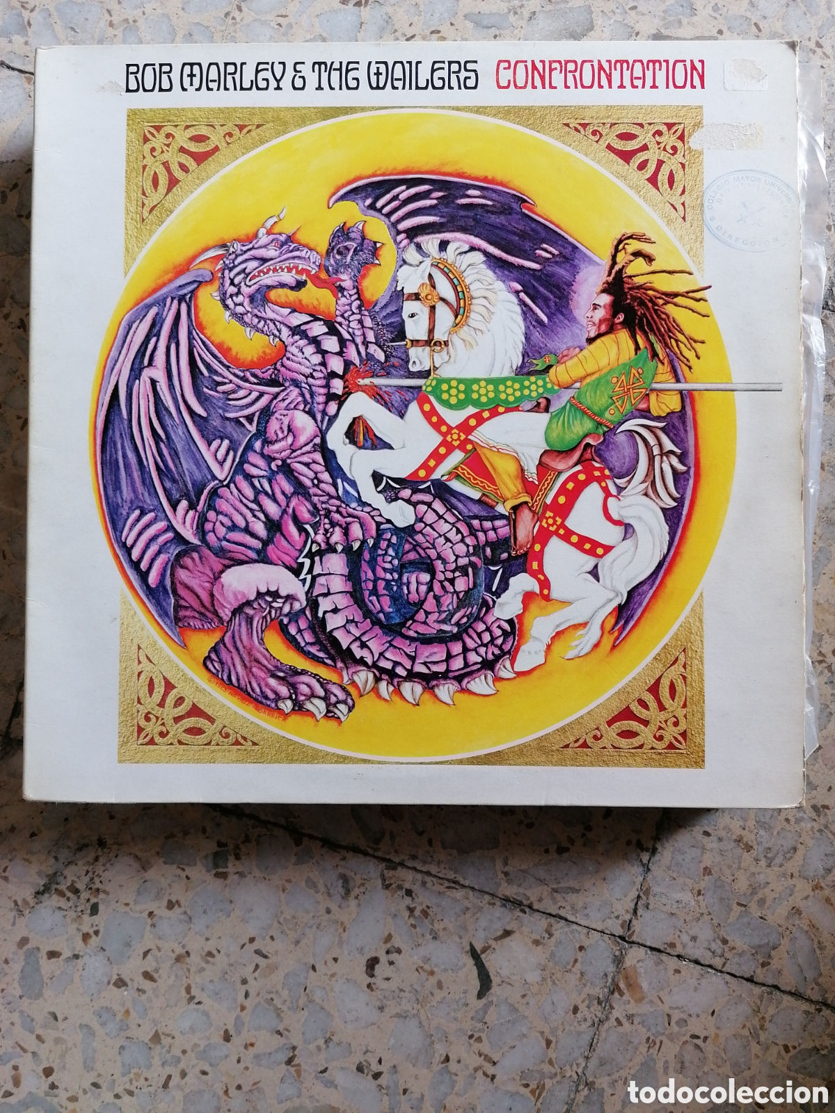 Discos de vinilo: LP BOB MARLEY & THE WAILERS CONFRONTATION 1983 ESPA&Ntilde;A PORTADA DOBLE