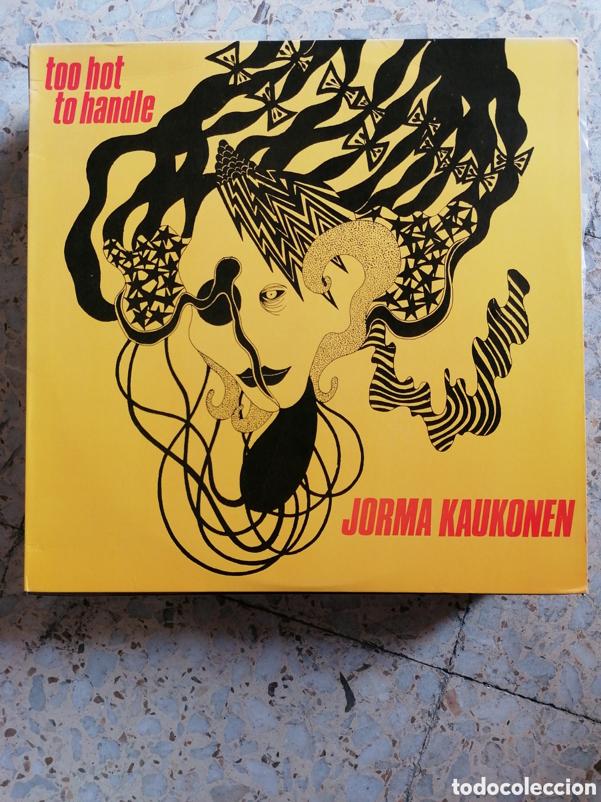 Discos de vinilo: LP JORMA KAUKONEN TOO HOT TO HANDLE 1985 USA EX