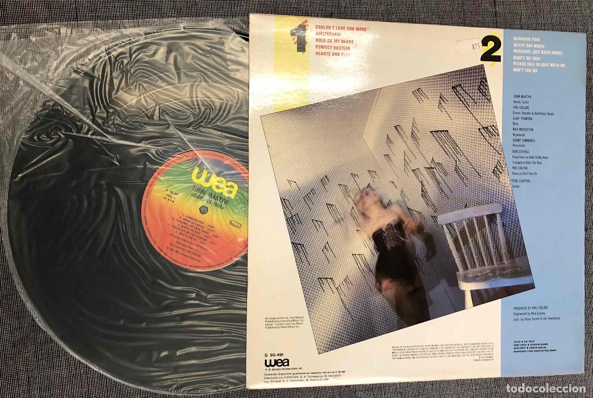 Discos de vinilo: LP JOHN MARTYN GLORIOUS FOOL. WEA 1981 - Foto 2