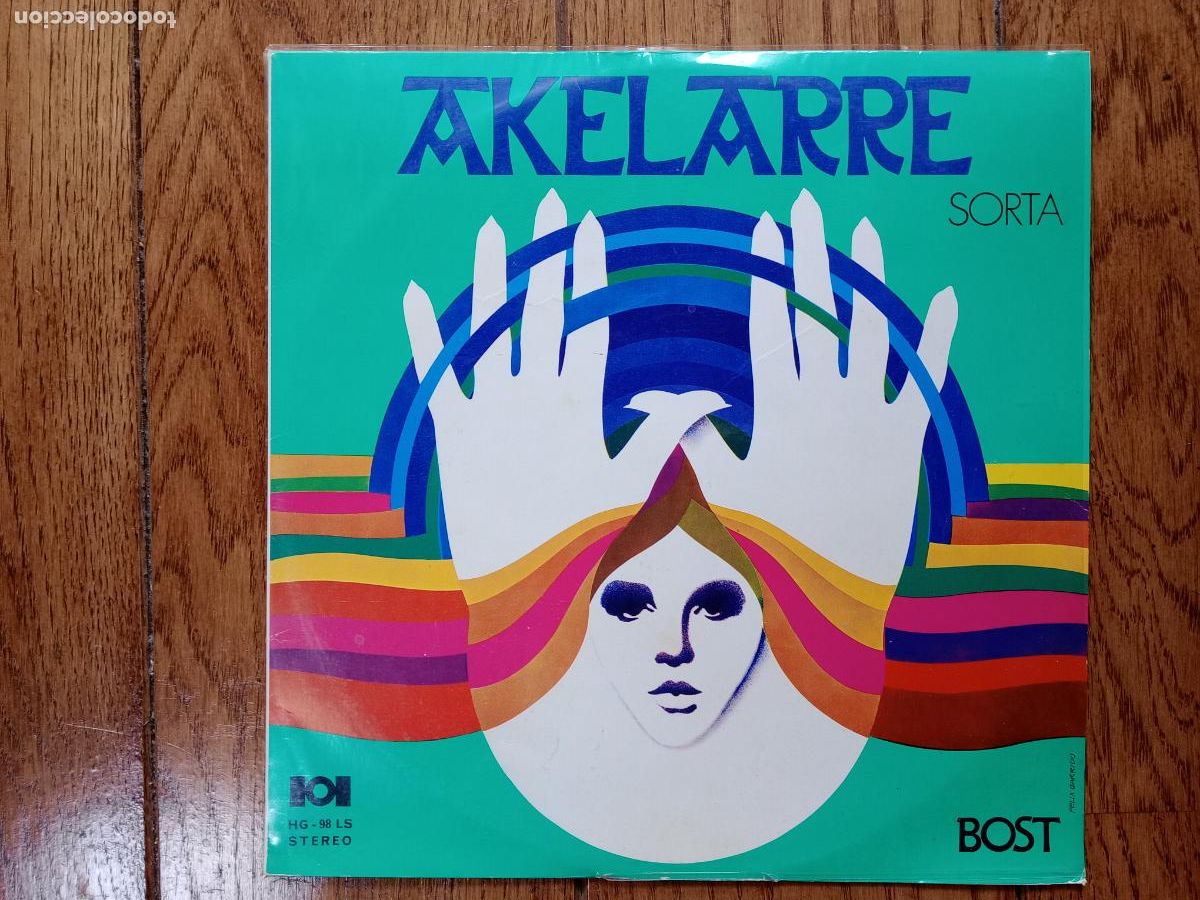 Discos de vinilo: Akelarre Sorta - Bost - Segundo Galarza orkesta eta abesbatza