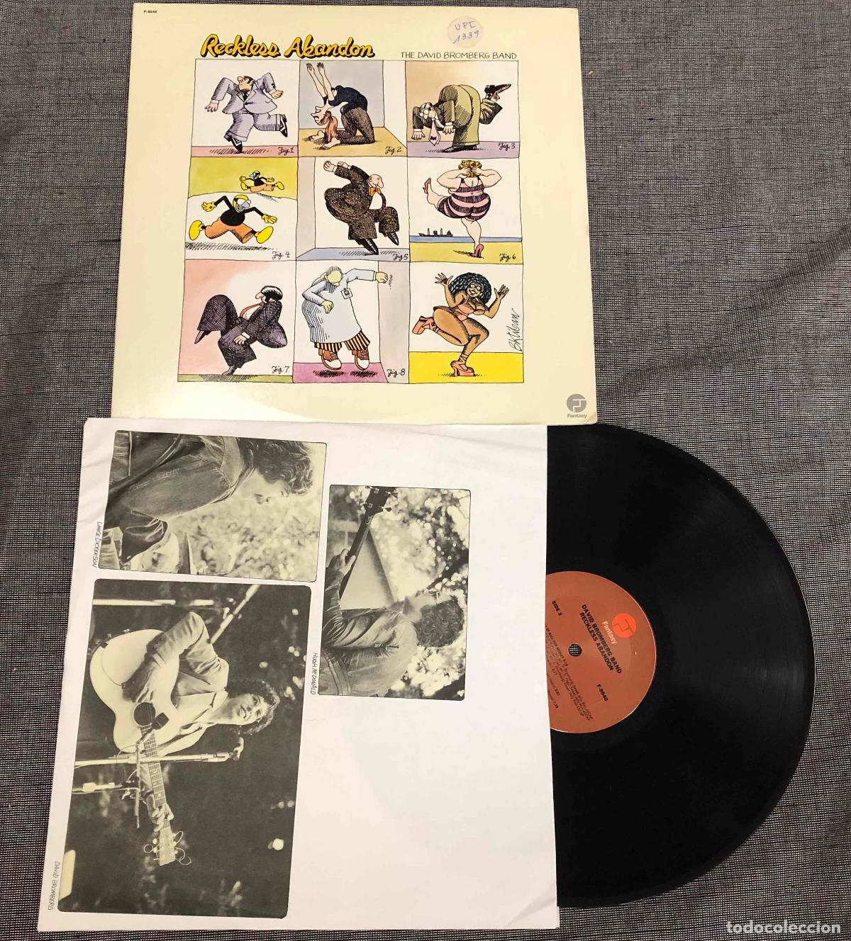 Discos de vinilo: LP RECKLESS ABANDON THE DAVID BROMBERG BAND. FANTASY 1977