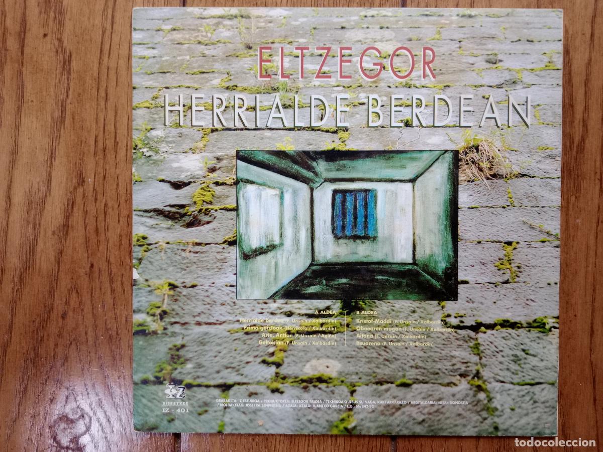 Discos de vinilo: Eltzegor - Herrialde Berdean - Foto 2