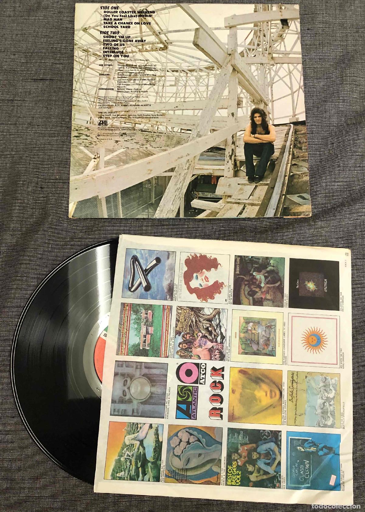 Discos de vinilo: LP JOE VITALE ROLLER COASTER WEEKEND. ATLANTIC 1974 - Foto 2