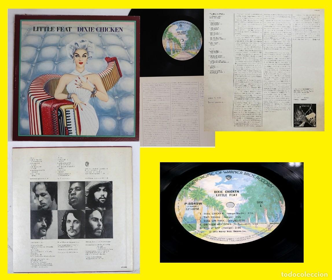 Discos de vinilo: Little Feat / dixie chicken 73 !! RARE 1&ordm; PRESS JAPAN, Lowell George, SURE&Ntilde;O !! INSERTO !! EXC