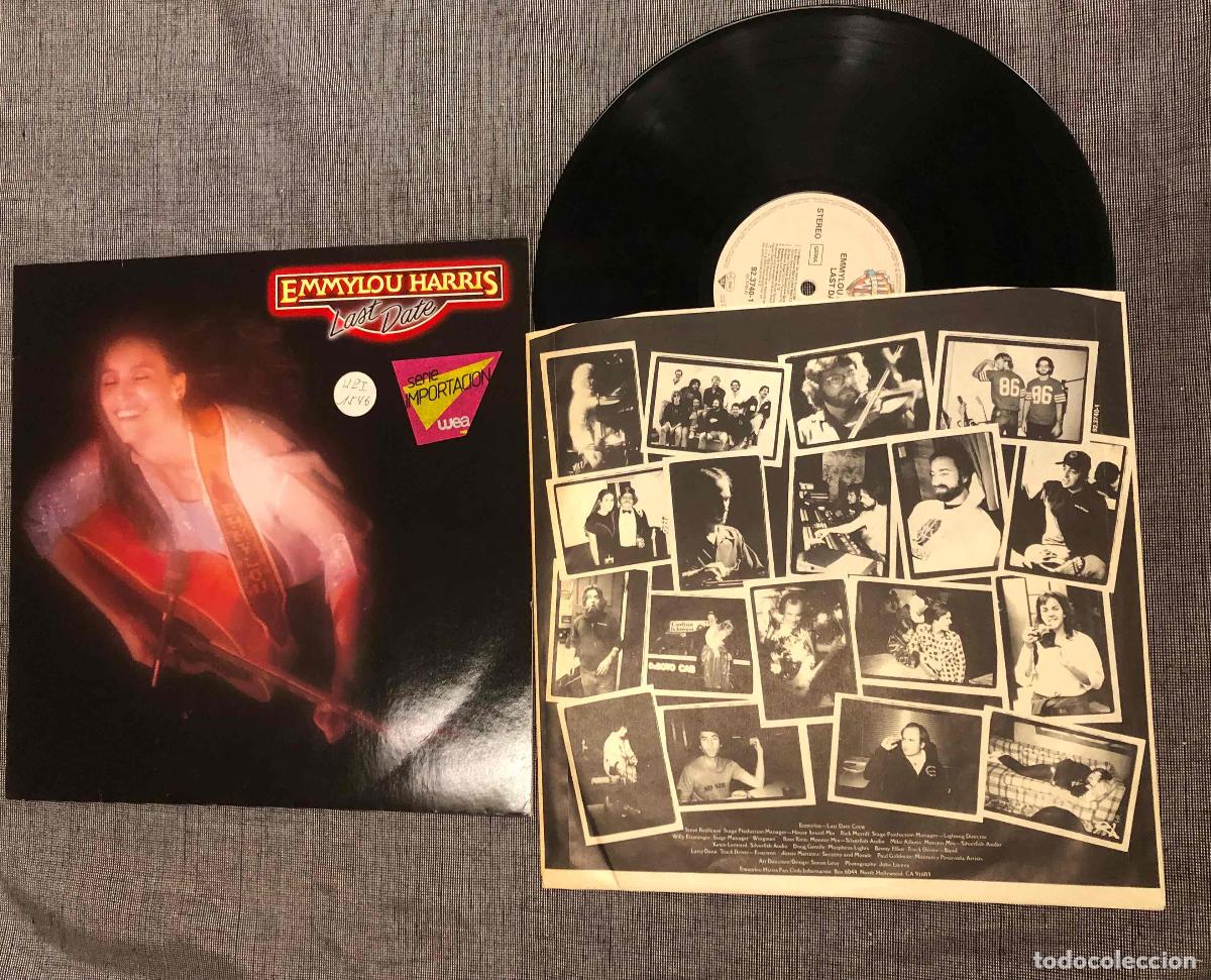 Discos de vinilo: LP EMMYLOU HARRIS LAST DATE. WEA 1982