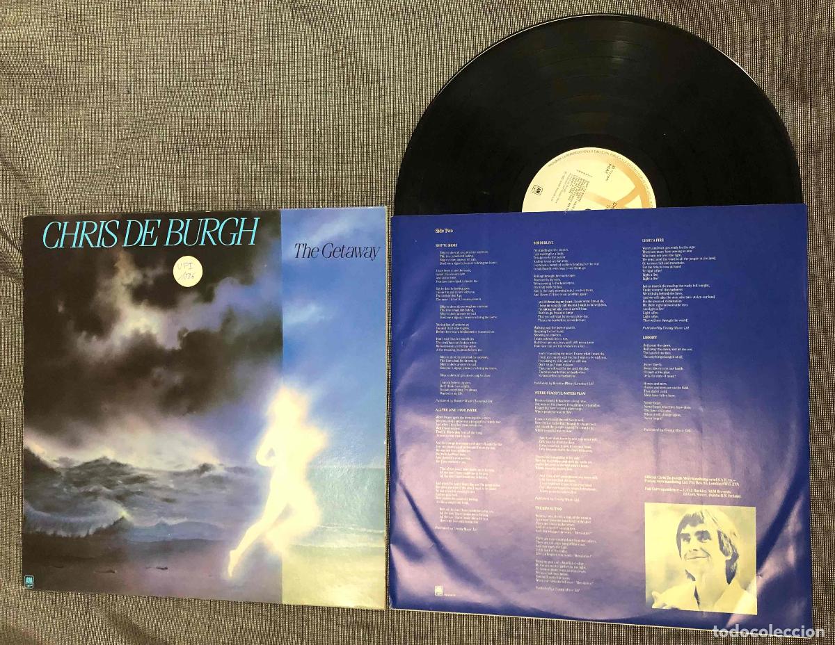 Discos de vinilo: LP CHRIS DE BURGH THE GETAWAY. A&M RECORDS 1982