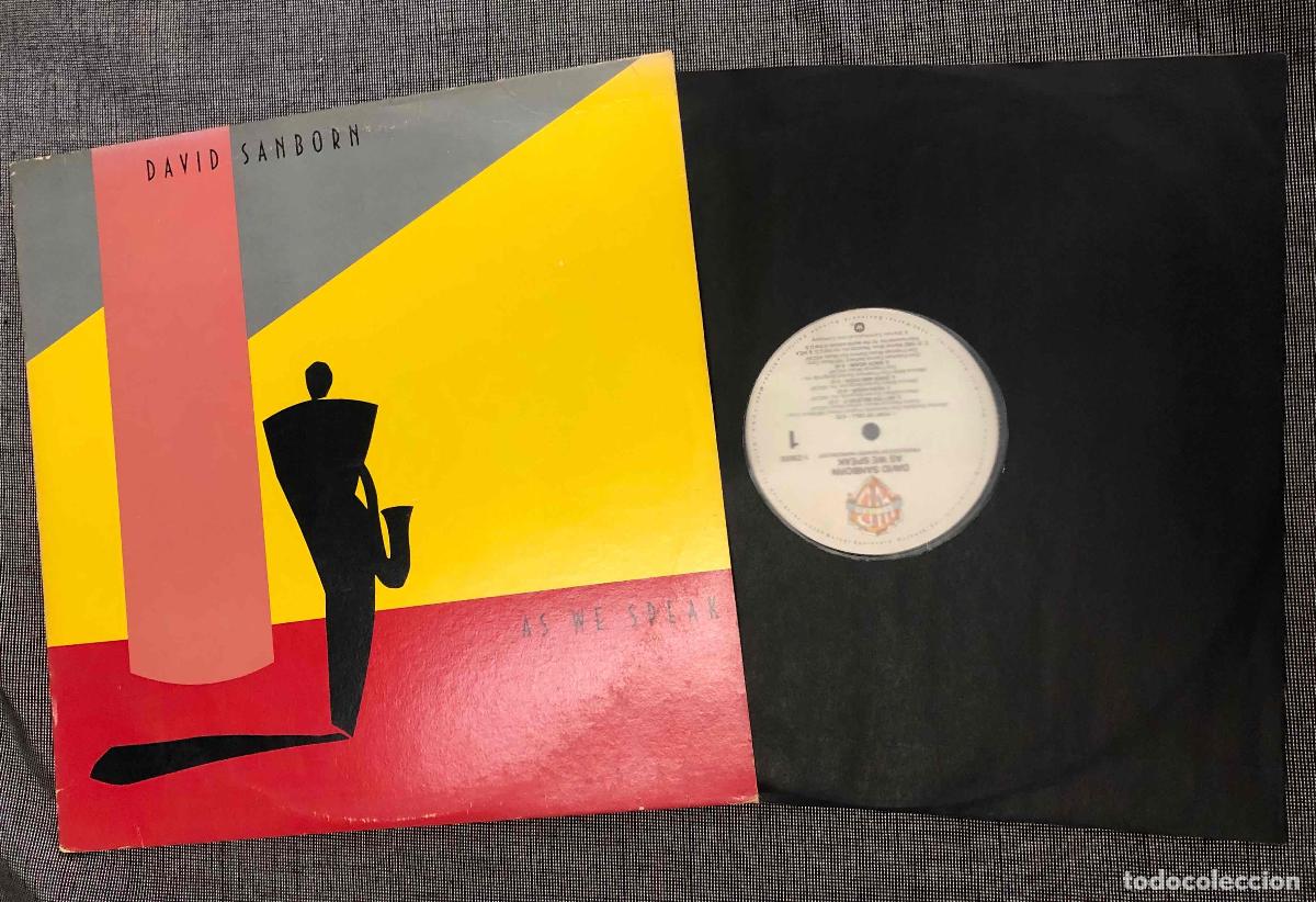 Discos de vinilo: LP DAVID SANBORN AS WE SPEAK. WARNER BROS 1982