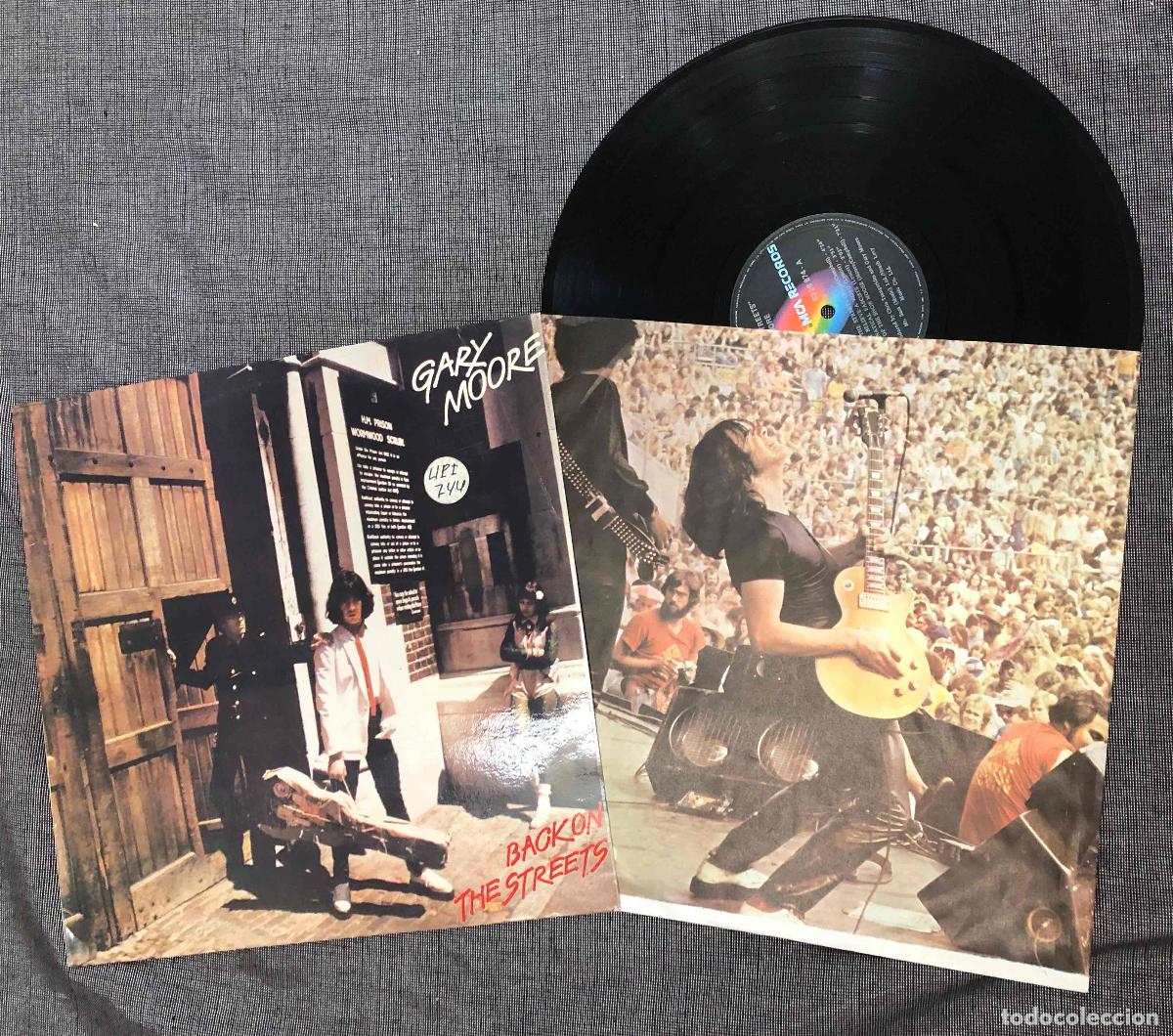Discos de vinilo: LP GARY MOORE BACKON THE STREETS. MCA RECORDS 1979