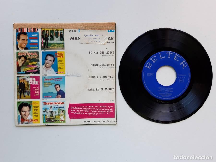 Discos de vinilo: Manolo Escobar, No hay que llorar - Foto 2