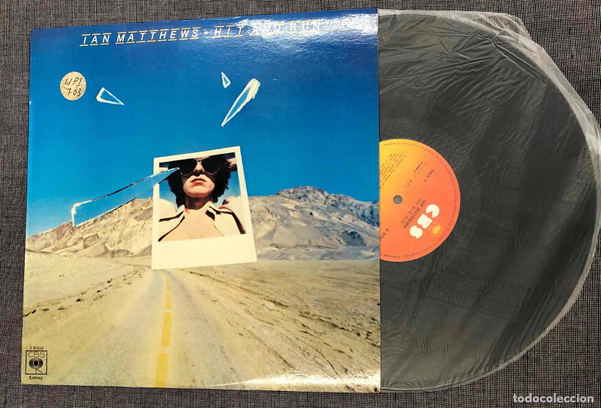 Discos de vinilo: LP IAN MATTHEWS HIT AND RUN. CBS 1977