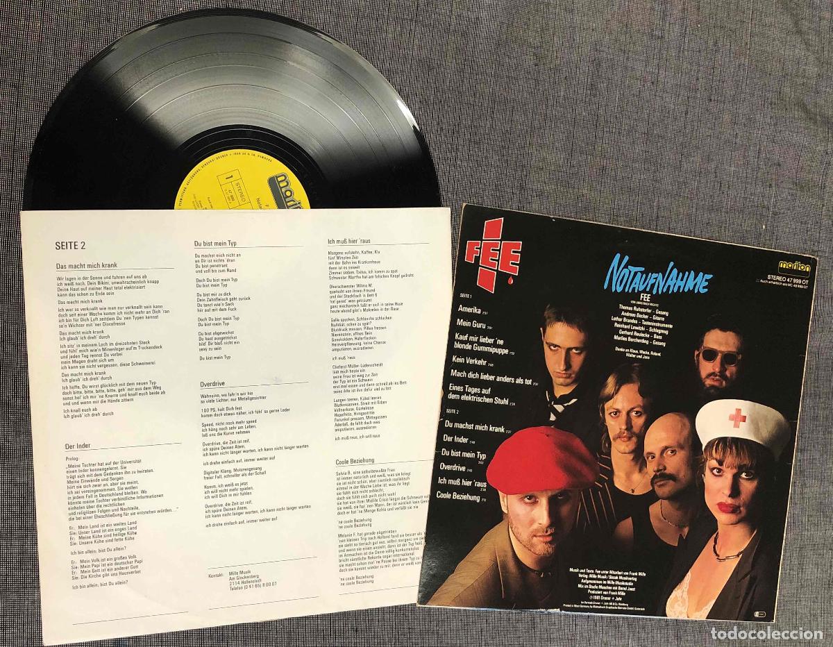 Discos de vinilo: LP FEE NOTAUFNAHME. MARIFON 1981 - Foto 2