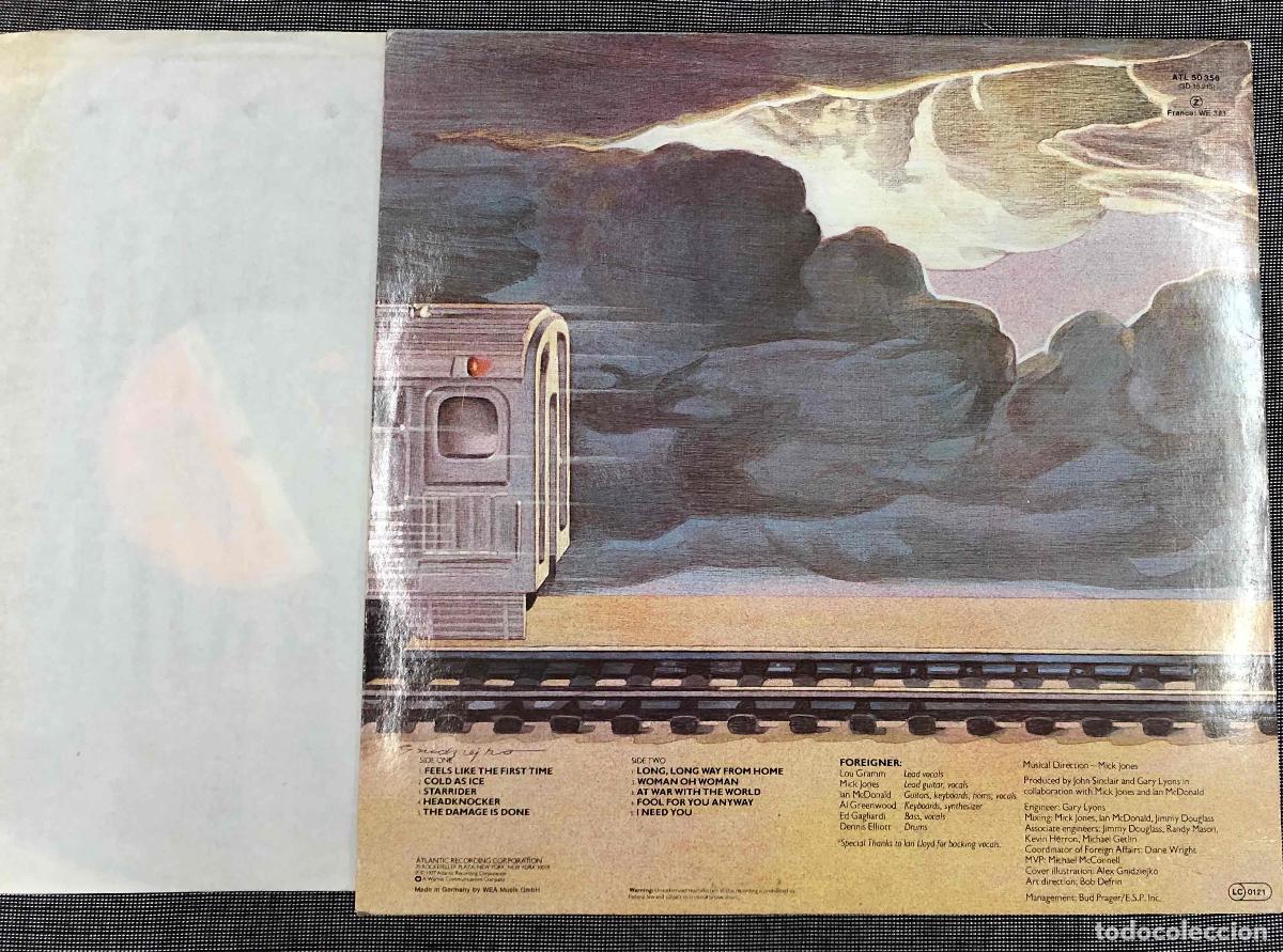 Discos de vinilo: LP FOREIGNER. ATLANTIC 1977 - Foto 2
