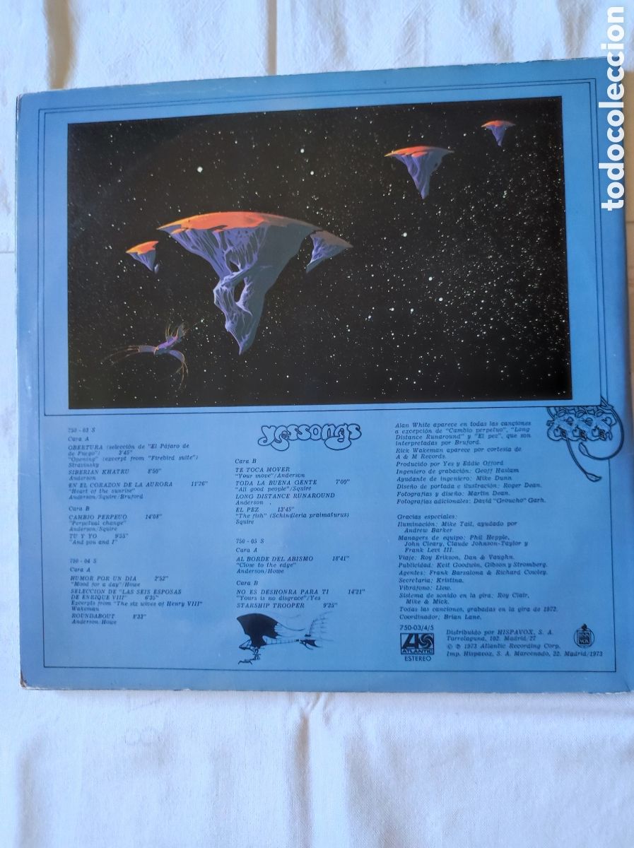 Discos de vinilo: YES - YESSONGS (3 LPS - 1973) - Foto 4
