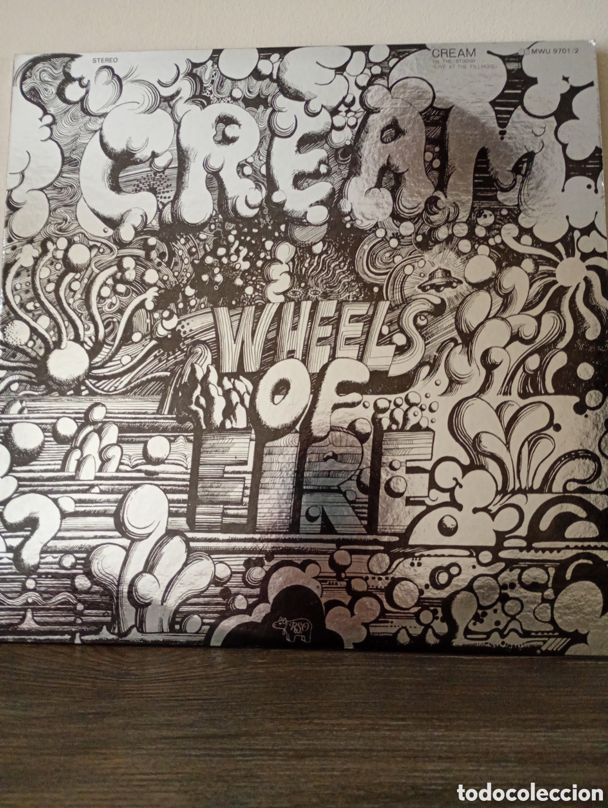 Discos de vinilo: Cream, Wheels of Fire MWU-9701. 2LP Made in Japan.
