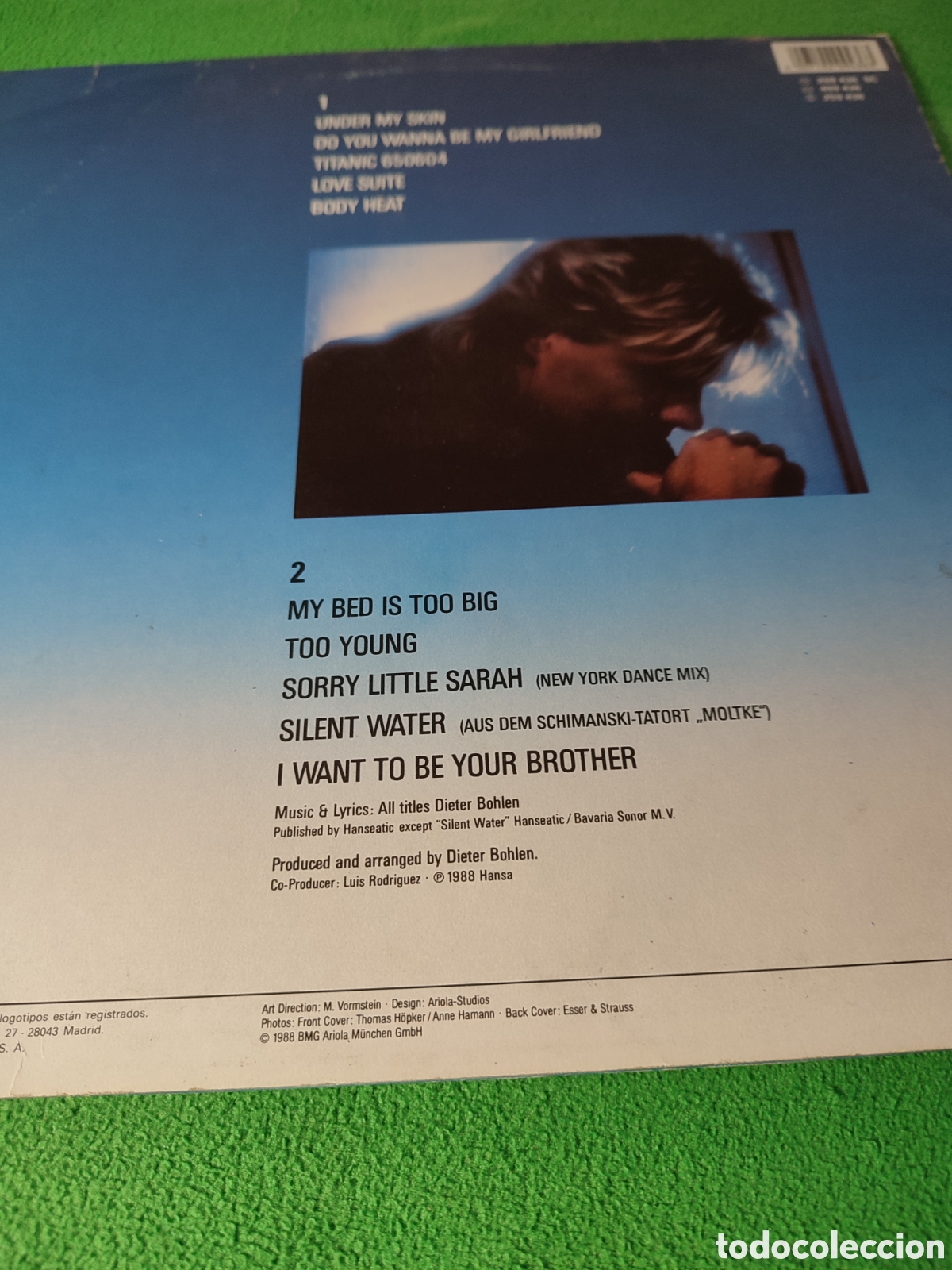 Discos de vinilo: Blue System - Body heat Edici&oacute;n alemana - Foto 2