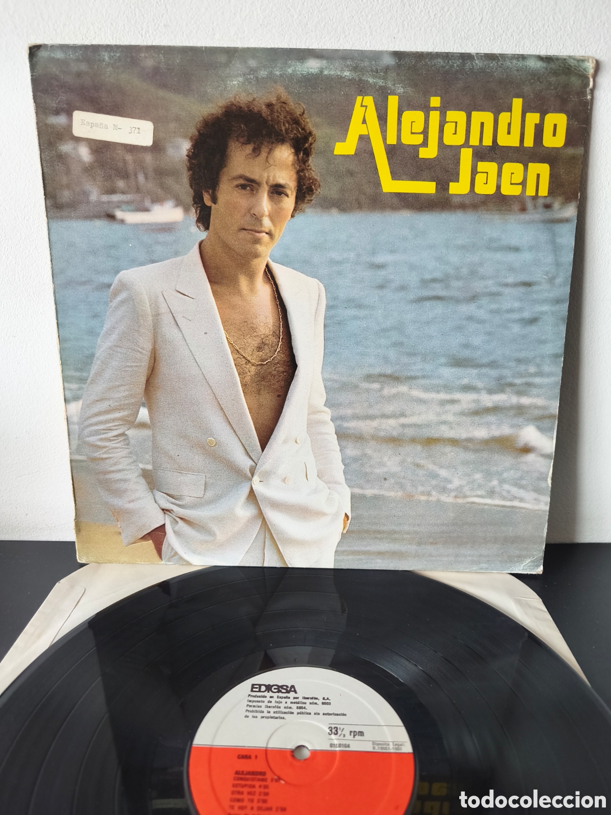 Discos de vinilo: Alejandro Jaen ​Conquistame : Edigsa &ndash; 01L0164-5 Vinilo, LP, &Aacute;lbum -Espa&ntilde;a ​1981 Genre: Pop / LX.2