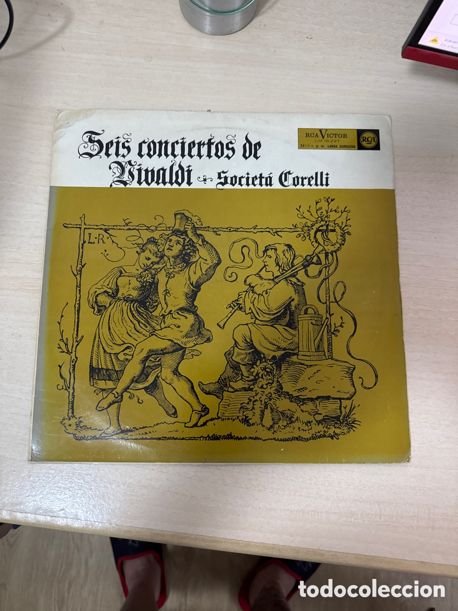 Discos de vinilo: DISCO VINILO SEIS CONCIERTOS DE VIVALDI SOCIETA CORELLI 1962