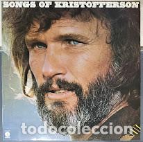Discos de vinilo: Kris Kristofferson - Songs Of Kristofferson - LP Monument ref. MNT 82002. Ed. espa&ntilde;ola 1977.