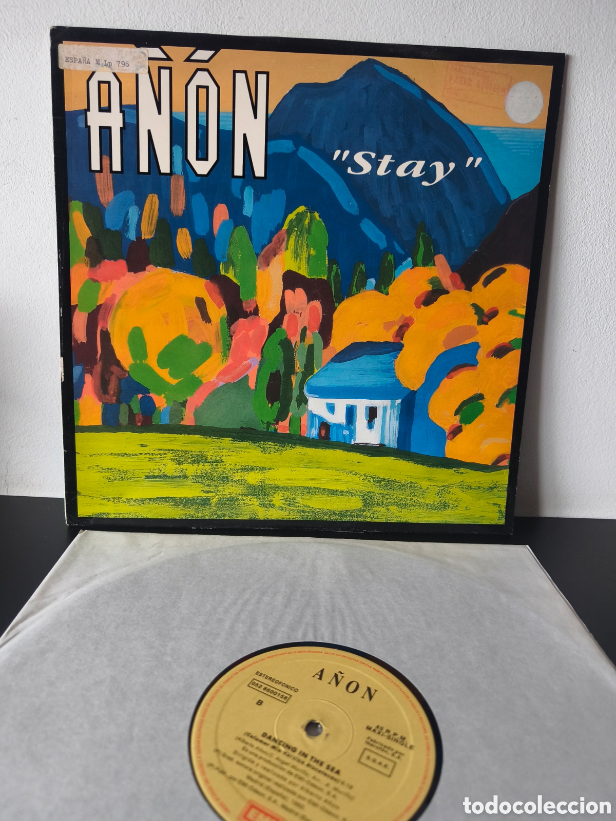 Discos de vinilo: A&ntilde;&oacute;n ​- Stay : EMI &ndash; 052 8600156 Vinilo, 12&rdquo;, Maxi-Single, 45 RPM -Espa&ntilde;a ​1992 LA.1