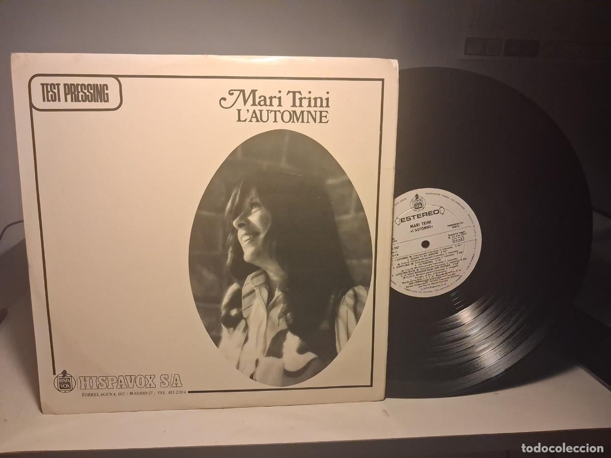 Discos de vinilo: LP MARI TRINI : L&acute;AUTOMNE (CANTA EN FRANCES) TEST PRESSING
