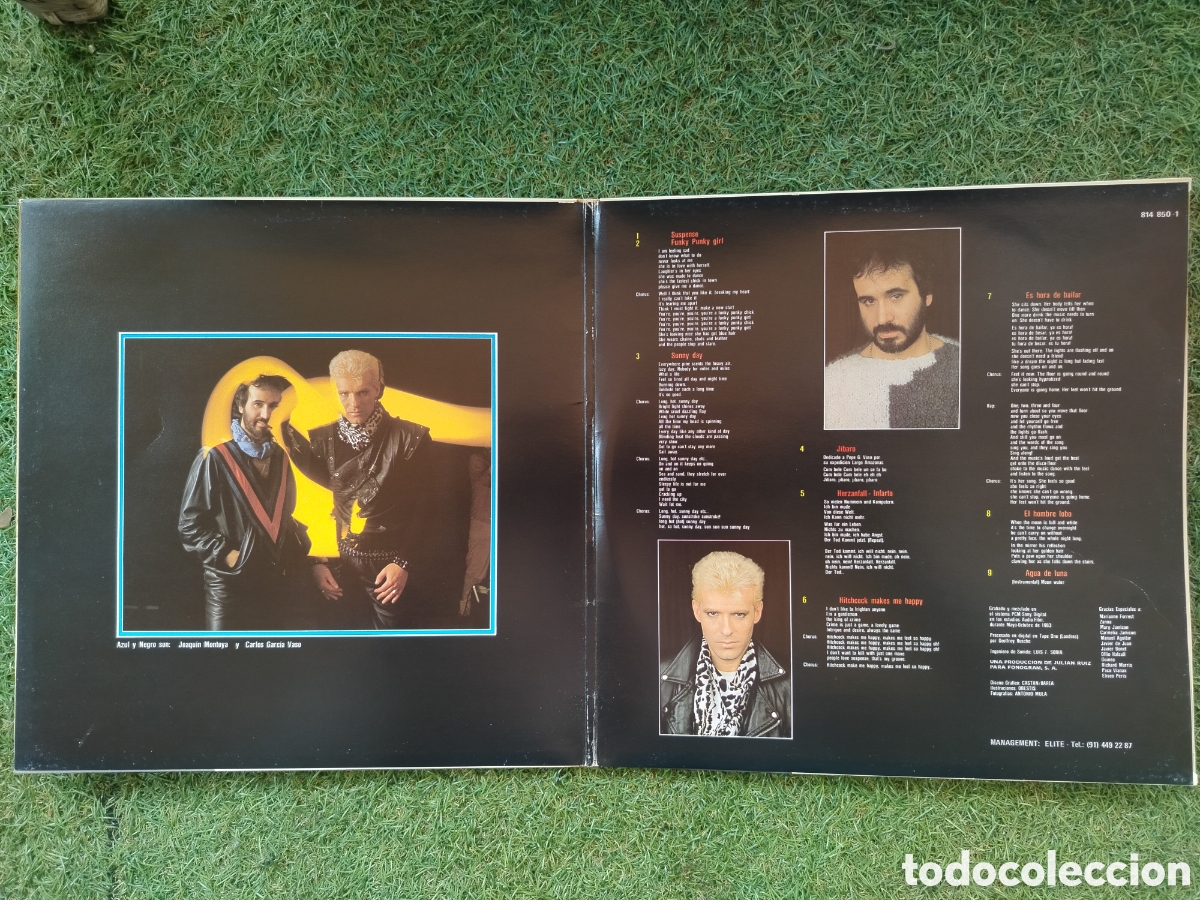 Discos de vinilo: Azul y Negro LP Suspense - Foto 3