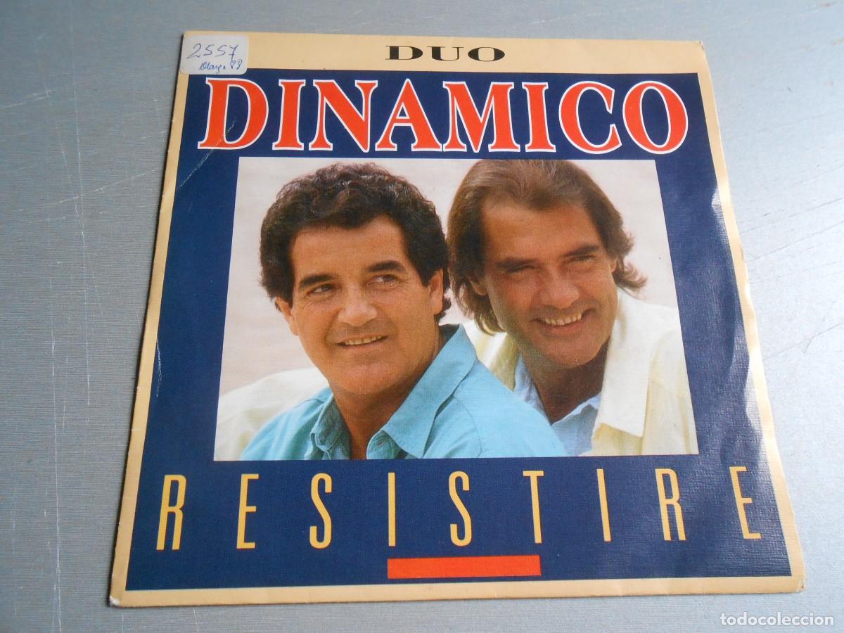 Discos de vinilo: DUO DINAMICO, SG, RESISTIR&Eacute;, A&Ntilde;O 1988, CBS 651551 7 PROMOCIONAL