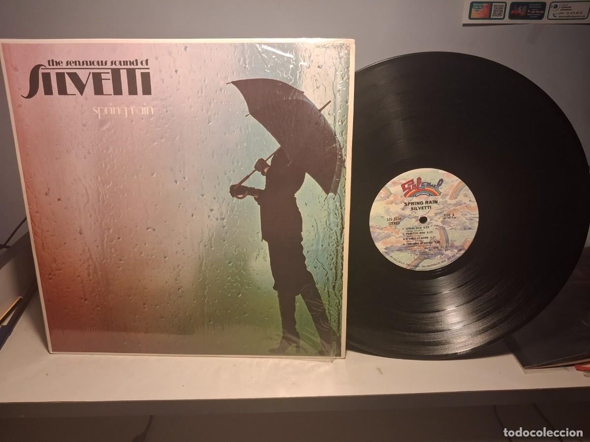 Discos de vinilo: LP SILVETTI : SPRING RAIN ( EDICION AMERICANA) - Foto 1