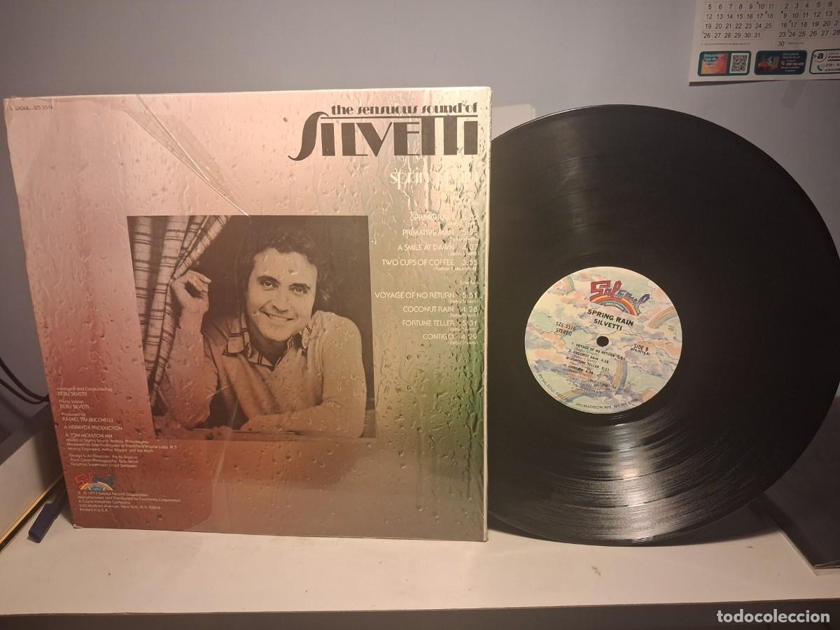 Discos de vinilo: LP SILVETTI : SPRING RAIN ( EDICION AMERICANA) - Foto 2