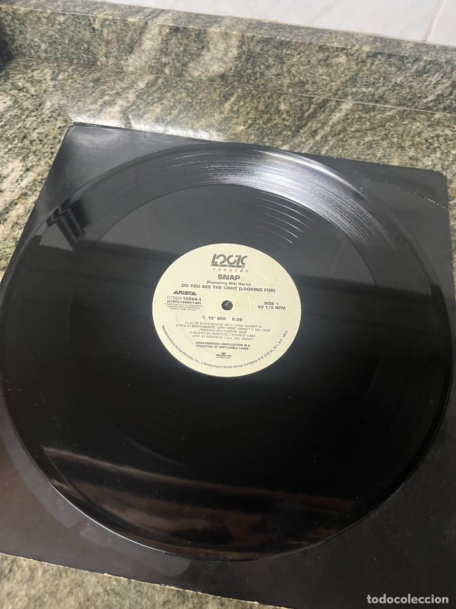 Discos de vinilo: Snap Featuring Niki Haris Do You See The Light (Looking For) - Foto 2