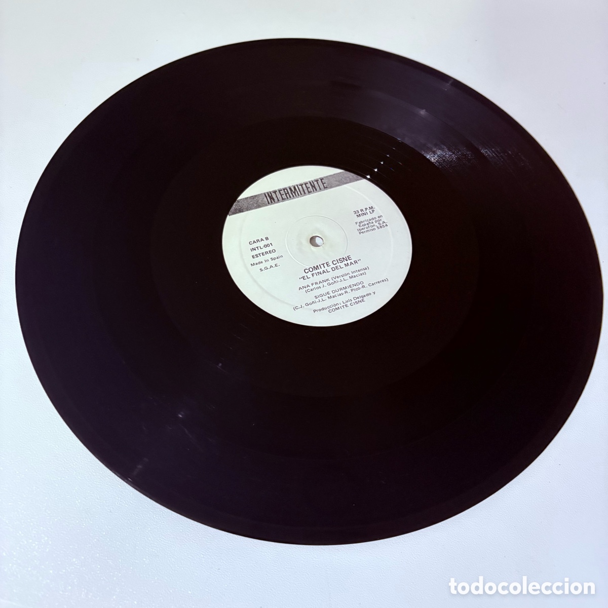 Discos de vinilo: LP Comite Cisne El Final Del Mar DE 1987 - Foto 4