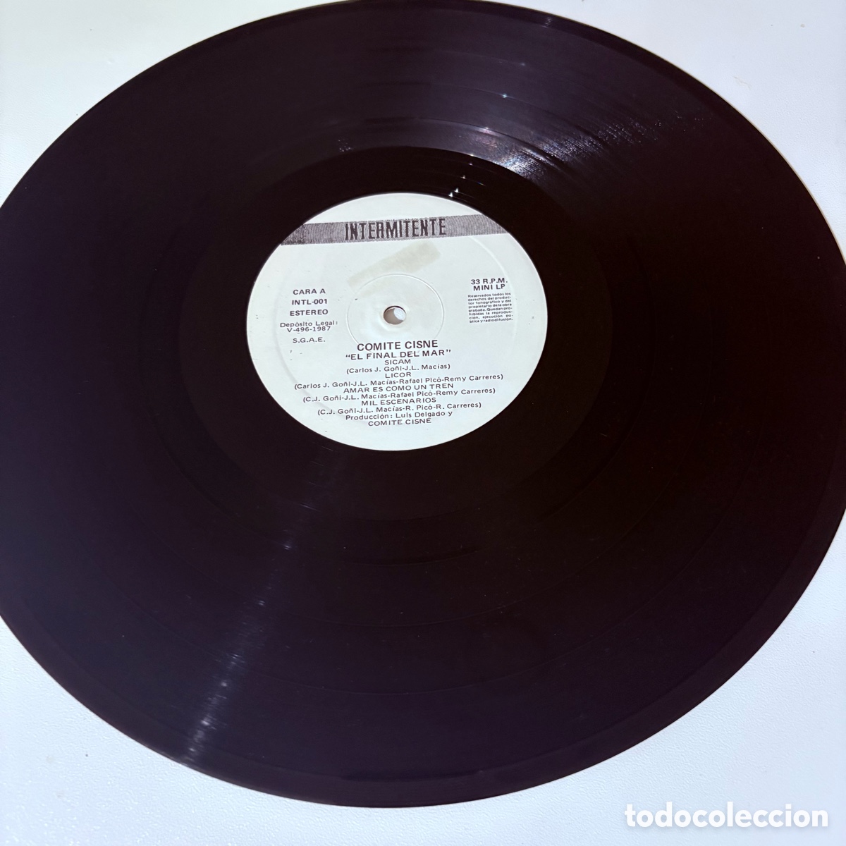 Discos de vinilo: LP Comite Cisne El Final Del Mar DE 1987 - Foto 5
