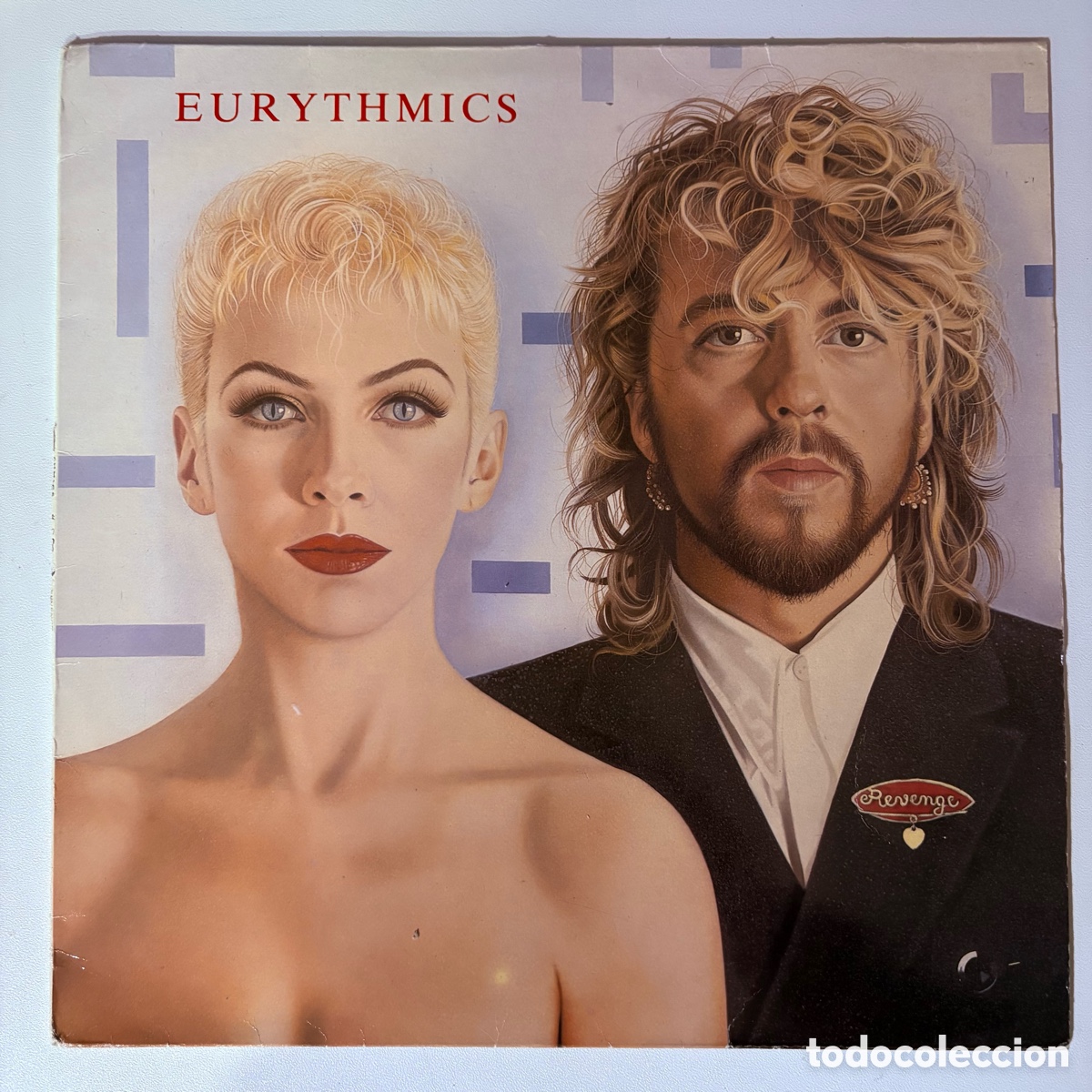 Discos de vinilo: lp Eurythmics &lrm;&ndash; Revenge edicion espa&ntilde;ola de 1987 - Foto 1