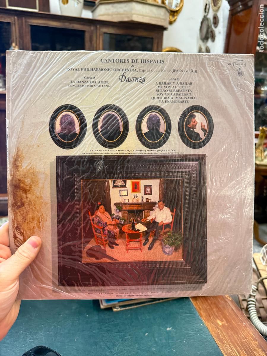 Discos de vinilo: LP CANTORES DE HISPALIS & ROYAL PHILHARMONIC ORCHESTRA - Foto 2