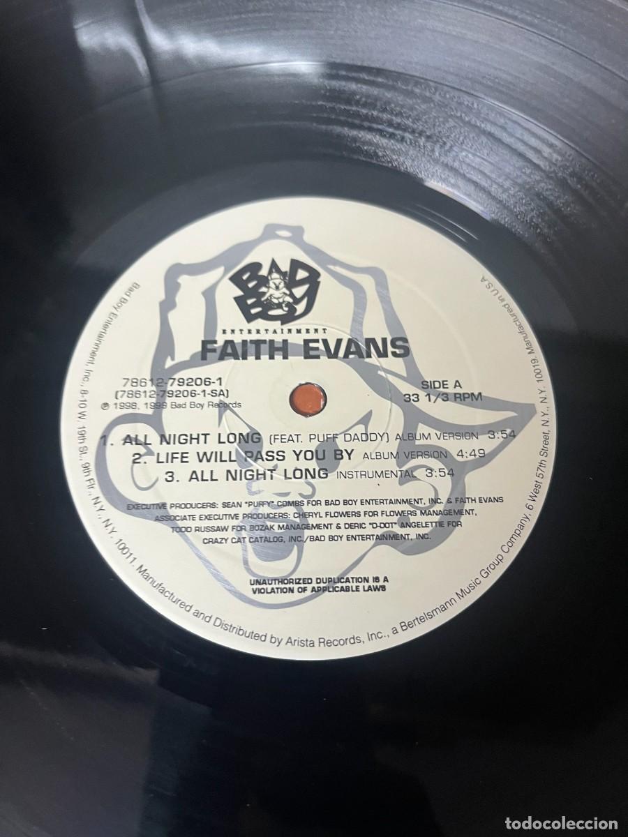Discos de vinilo: Faith Evans Feat. Puff Daddy All Night Long - Foto 4