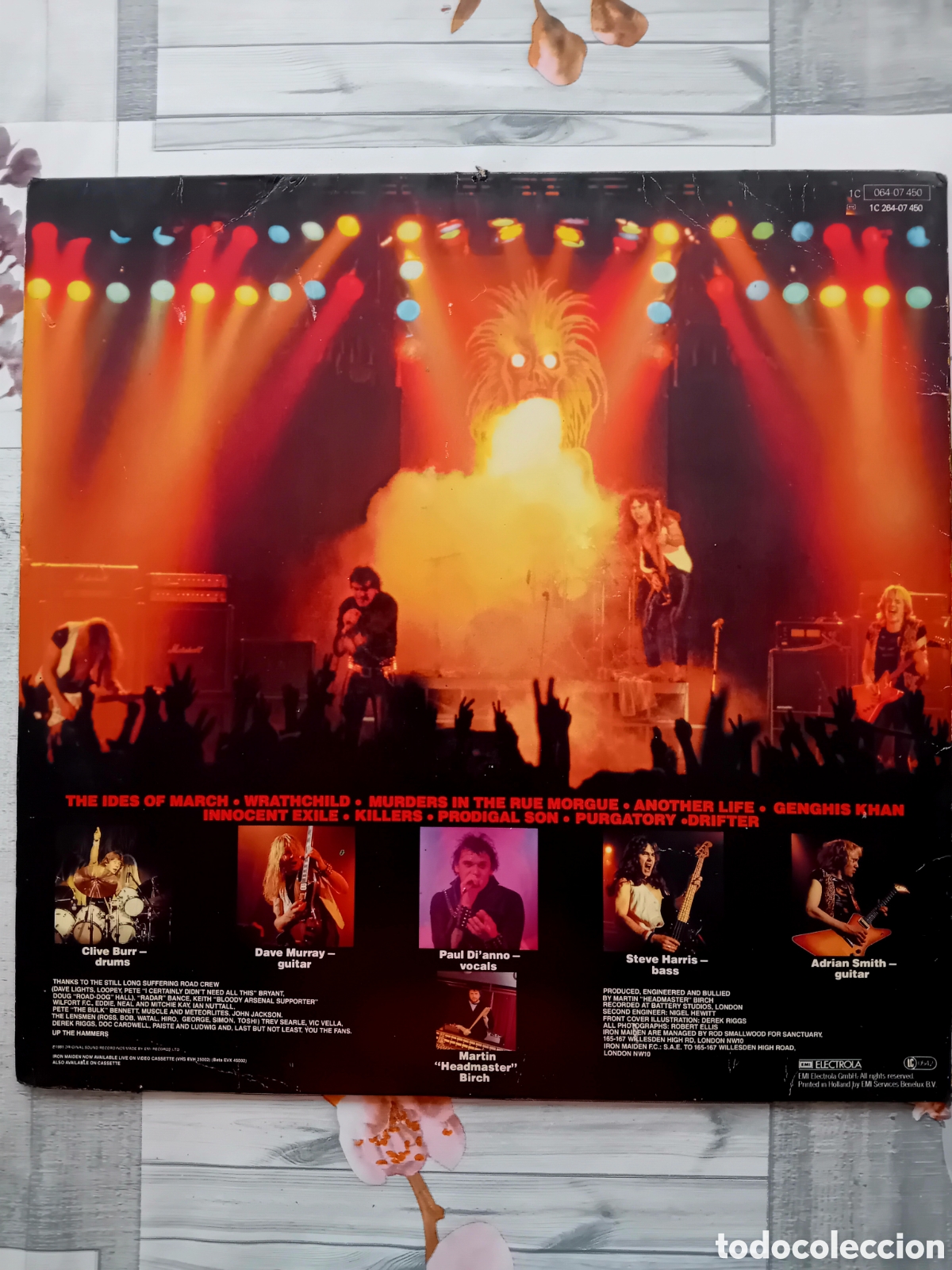 Discos de vinilo: IRON MAIDEN. KILLERS. GERMANY 1981 - Foto 16
