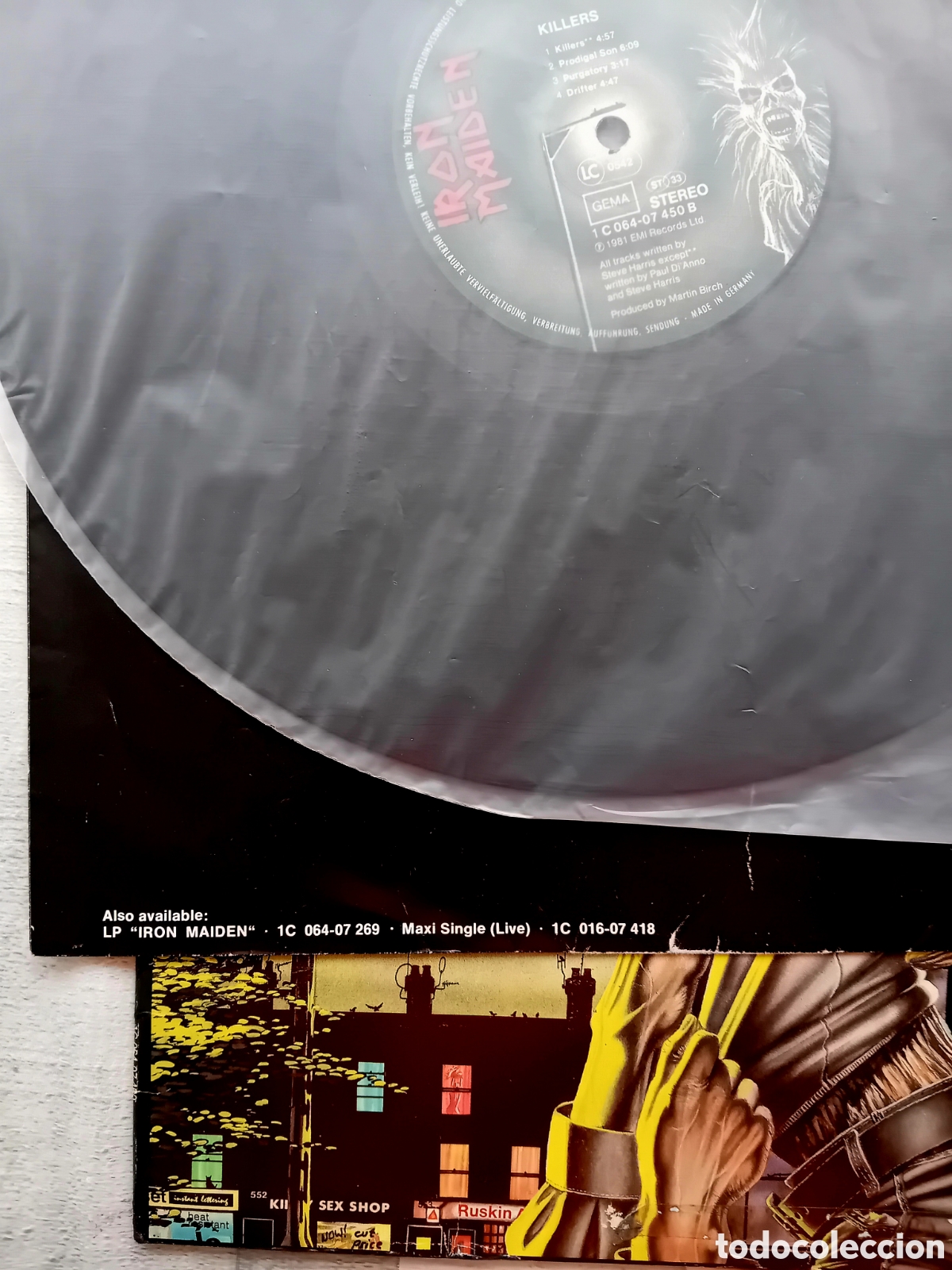 Discos de vinilo: IRON MAIDEN. KILLERS. GERMANY 1981 - Foto 19