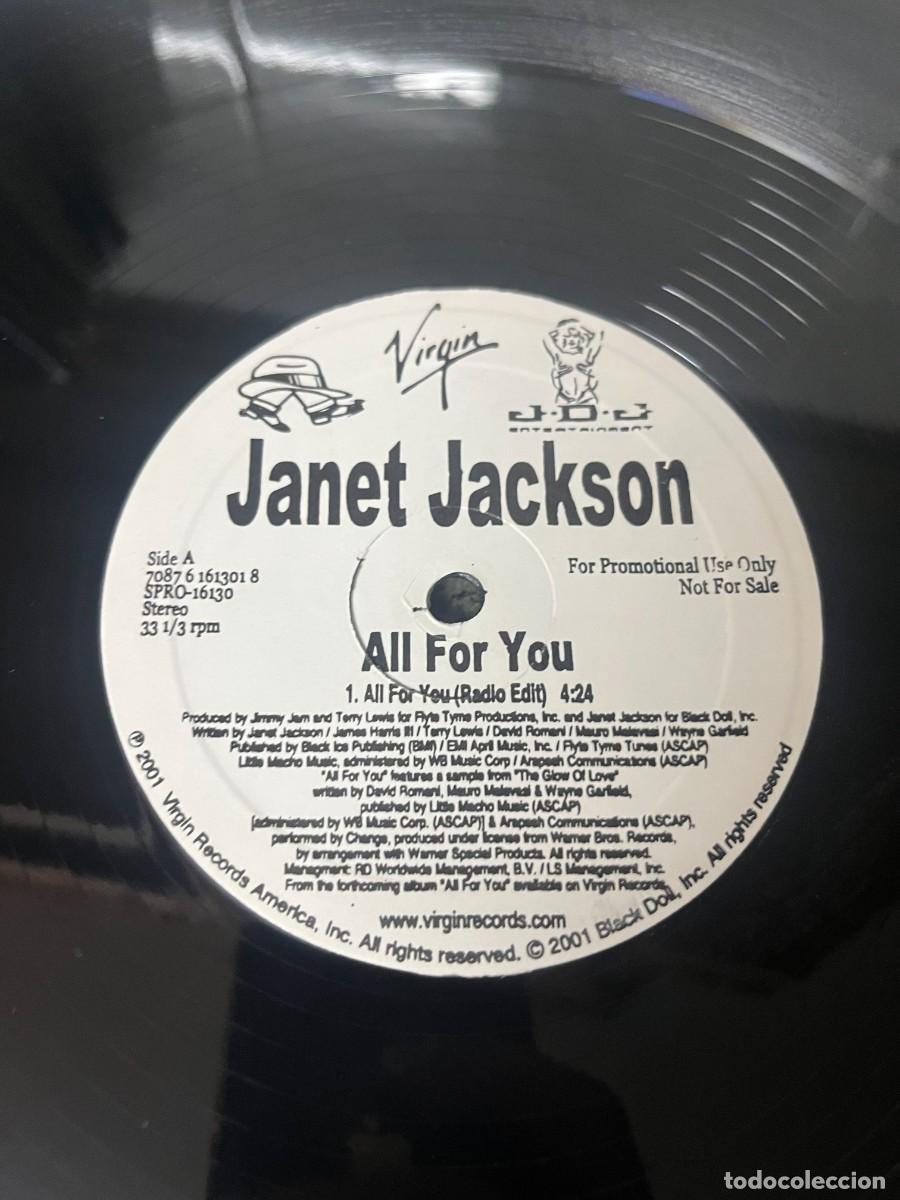 Discos de vinilo: Janet Jackson All For You - Foto 3