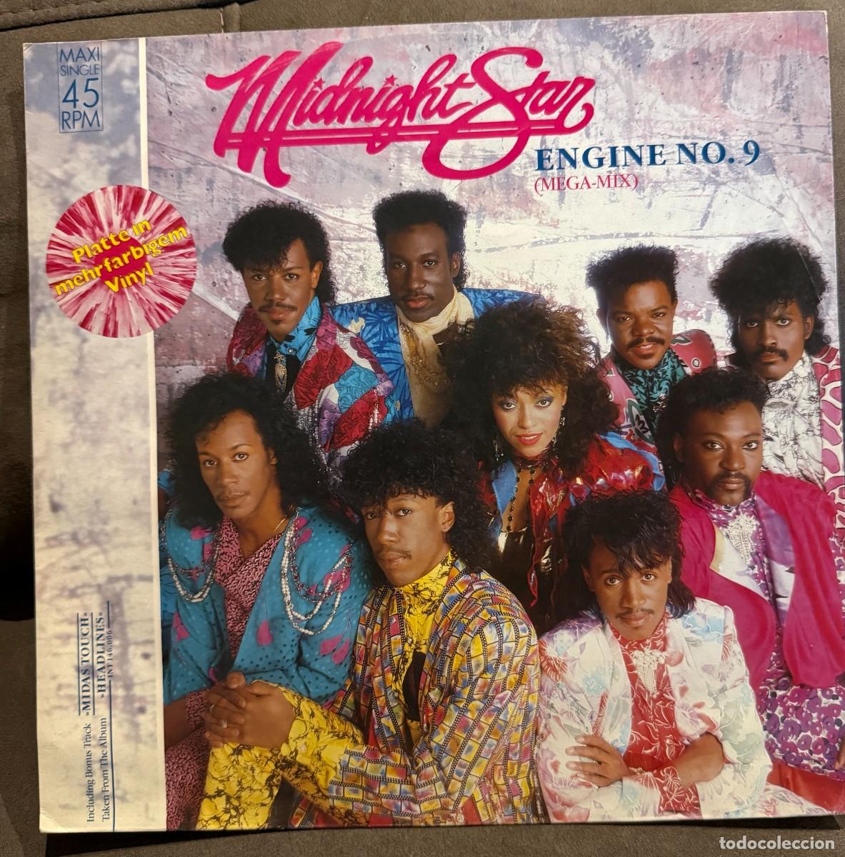 Discos de vinilo: Midnight Star &ndash; Engine No. 9. Maxi single vinilo. Edic. Germany 1986 - Foto 1
