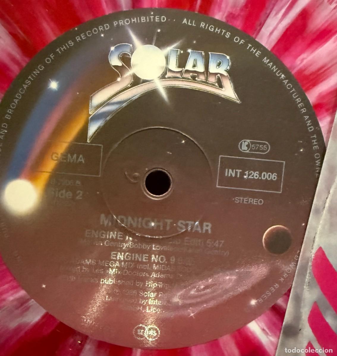 Discos de vinilo: Midnight Star &ndash; Engine No. 9. Maxi single vinilo. Edic. Germany 1986 - Foto 3