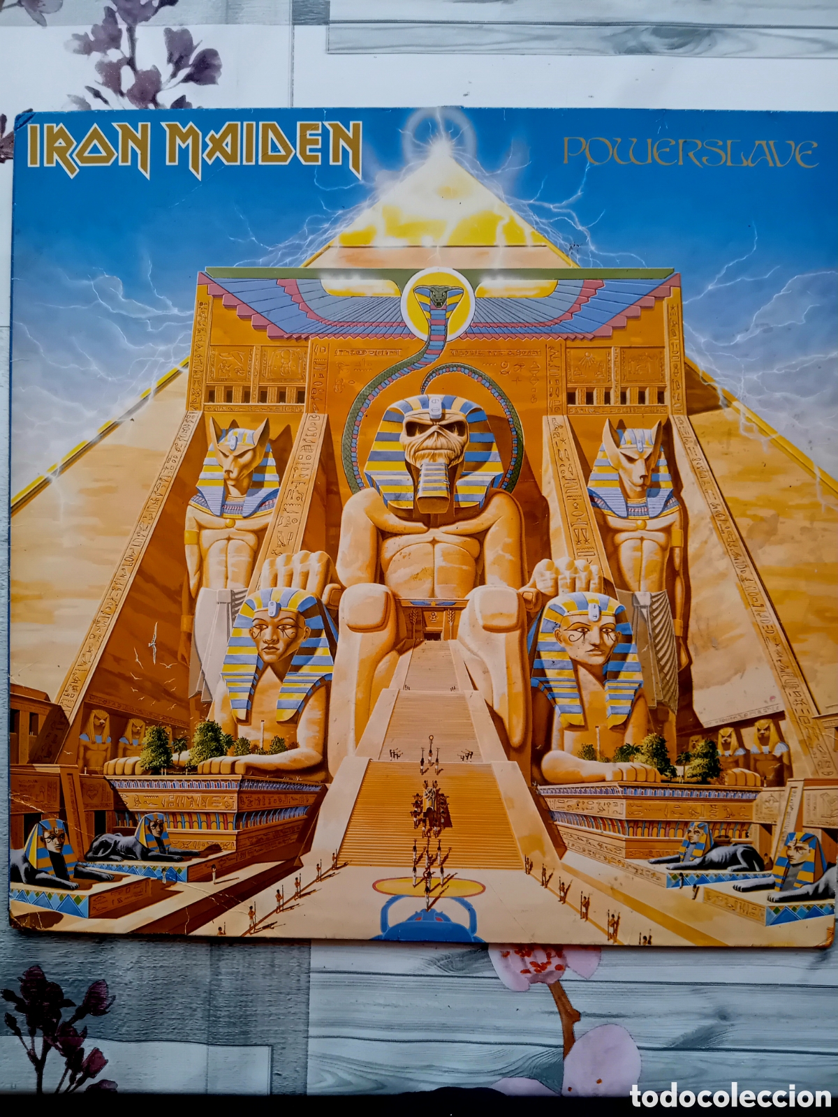 Discos de vinilo: IRON MAIDEN. POWERSLAVE. 1984 FRANCE
