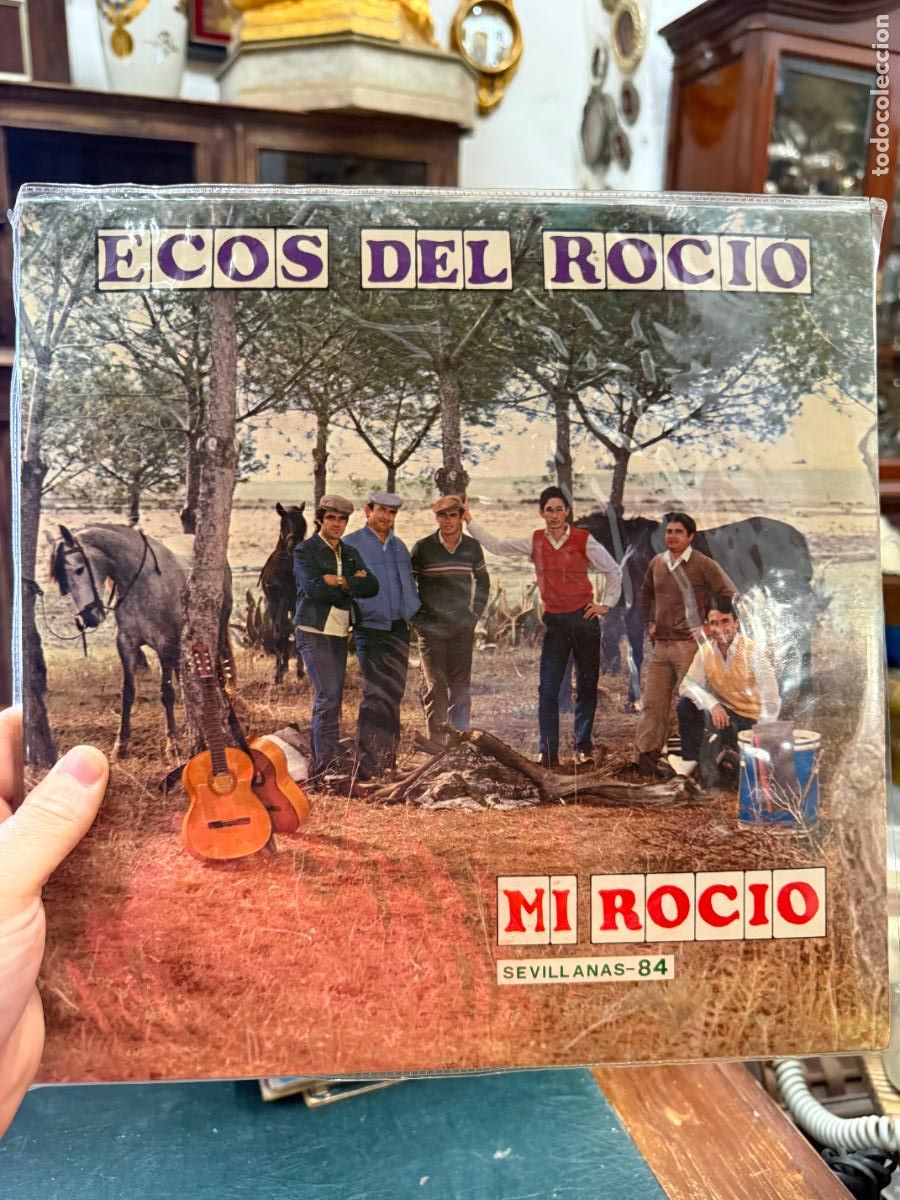 Discos de vinilo: LP ECOS DEL ROCIO - MI ROCIO - Foto 1