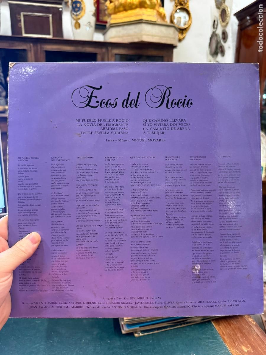 Discos de vinilo: LP ECOS DEL ROCIO -- - Foto 2