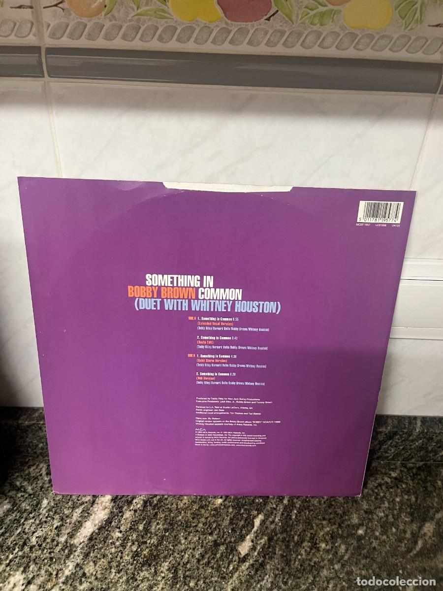 Discos de vinilo: Bobby Brown Duet With Whitney Houston Something In Common - Foto 2