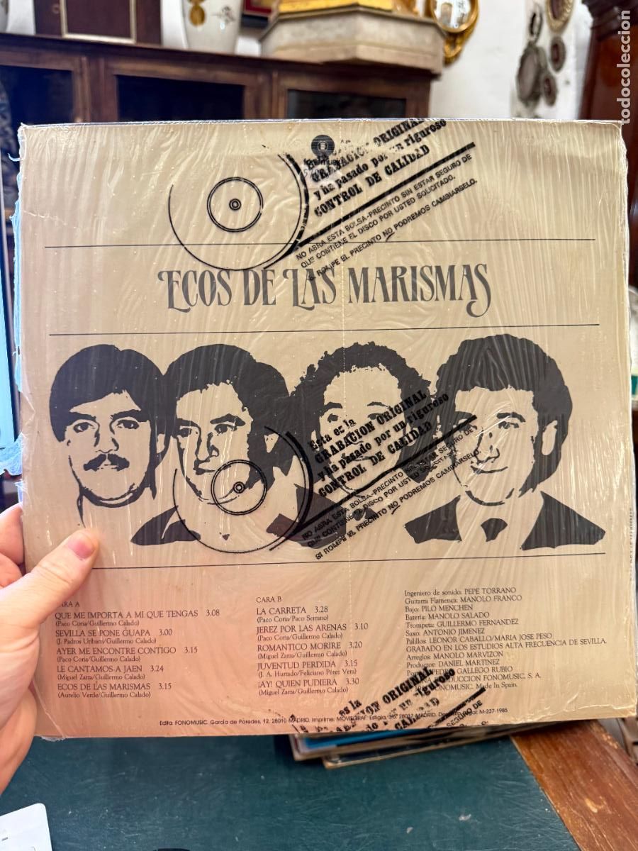 Discos de vinilo: LP ECOS DEL ROCIO - CAMINANDO - Foto 2
