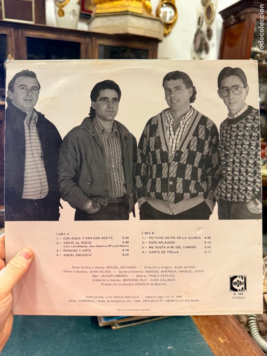 Discos de vinilo: LP ECOS DEL ROCIO - ESOS APLAUSOS - Foto 2